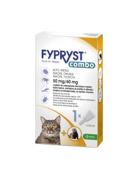 Fypryst Combo Spot On 50 mg/0,5 ml Dla Kotów 1 Pipeta
